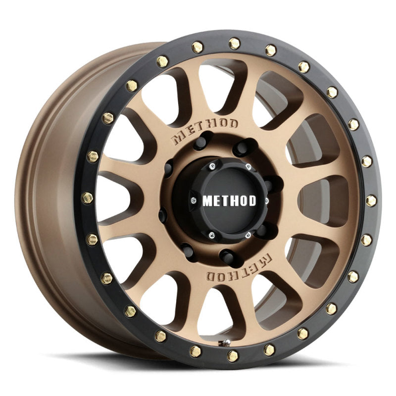 Method MR305 NV HD 18x9 +18mm Offset 8x6.5 130.81mm CB Method Bronze/Black Street Loc Wheel Method MR305 NV HD 18x9 +18mm Offset 8x6.5 130.81mm CB Method Bronze/Black Street Loc Wheel