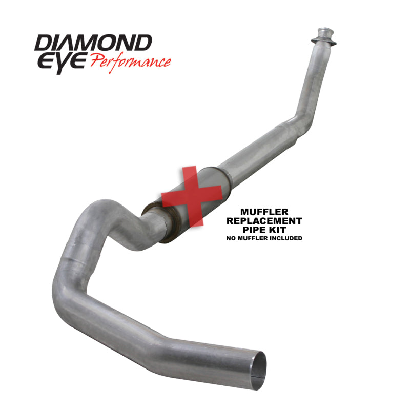 Diamond Eye KIT 5in TB SGL MFLR RPLCMENT PIPE AL: 94-02 DODGE CUMMINS 5.9L W/ RP #510220 Diamond Eye KIT 5in TB SGL MFLR RPLCMENT PIPE AL: 94-02 DODGE CUMMINS 5.9L W/ RP #510220