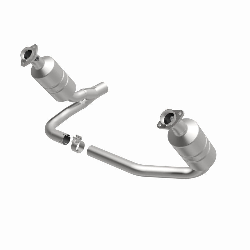 MagnaFlow Conv DF 07-09 Dodge Dakota 3.7L/4.7L /07-09 Mitsubishi Raider 3.7L Y-Pipe Assembly MagnaFlow Conv DF 07-09 Dodge Dakota 3.7L/4.7L /07-09 Mitsubishi Raider 3.7L Y-Pipe Assembly