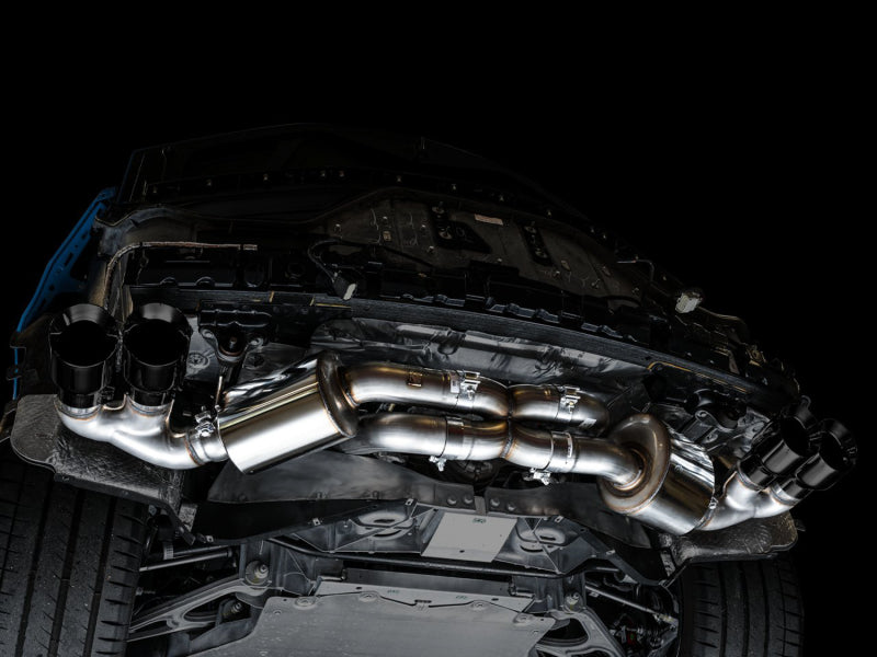 AWE Tuning 2020 Chevrolet Corvette (C8) Touring Edition Exhaust - Quad Diamond Black Tips AWE Tuning 2020 Chevrolet Corvette (C8) Touring Edition Exhaust - Quad Diamond Black Tips