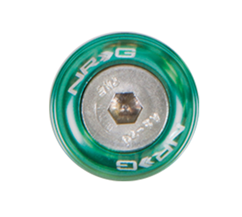 NRG Fender Washer Kit w/Rivets For Metal (Green) - Set of 10 NRG Fender Washer Kit w/Rivets For Metal (Green) - Set of 10