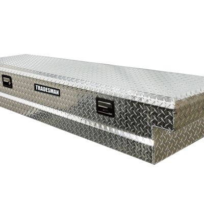 Tradesman Aluminum Economy Cross Bed Truck Tool Box (72in.) - Brite