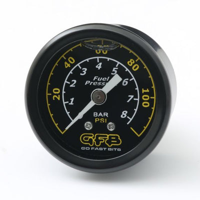 GFB Fuel Pressure Gauge (Suits 8050/8060) 40mm 1-1/2in 1/8MPT Thread 0-120PSI