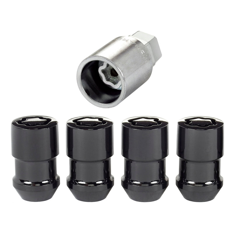 McGard Wheel Lock Nut Set - 4pk. (Cone Seat) 1/2-20 / 3/4 & 13/16 Dual Hex / 1.46in. Length - Black McGard Wheel Lock Nut Set - 4pk. (Cone Seat) 1/2-20 / 3/4 & 13/16 Dual Hex / 1.46in. Length - Black