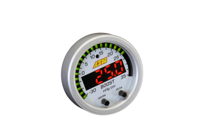 AEM X-Series Boost Pressure -30inHg 35psi Gauge AEM X-Series Boost Pressure -30inHg 35psi Gauge