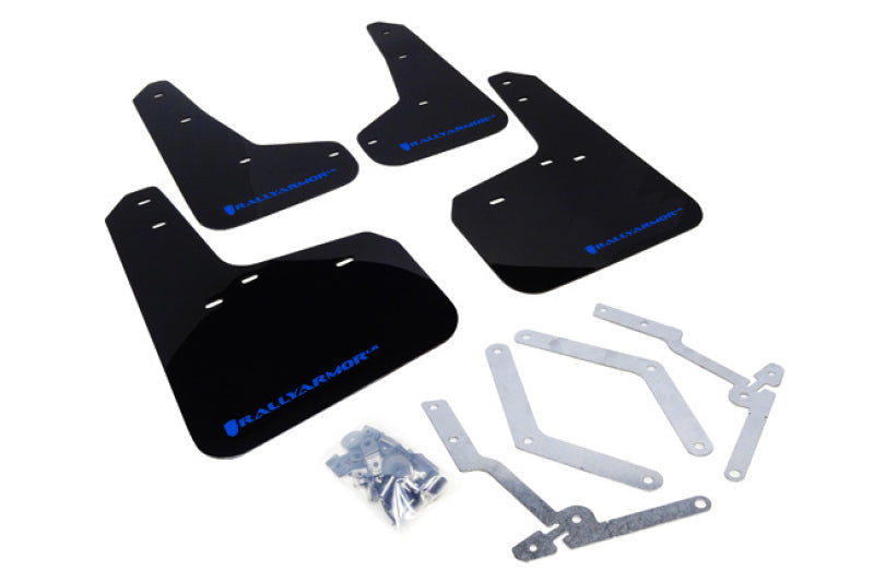 Rally Armor 12-19 Ford Focus ST / 16-19 RS Black Mud Flap w/Blue Logo Rally Armor 12-19 Ford Focus ST / 16-19 RS Black Mud Flap w/Blue Logo