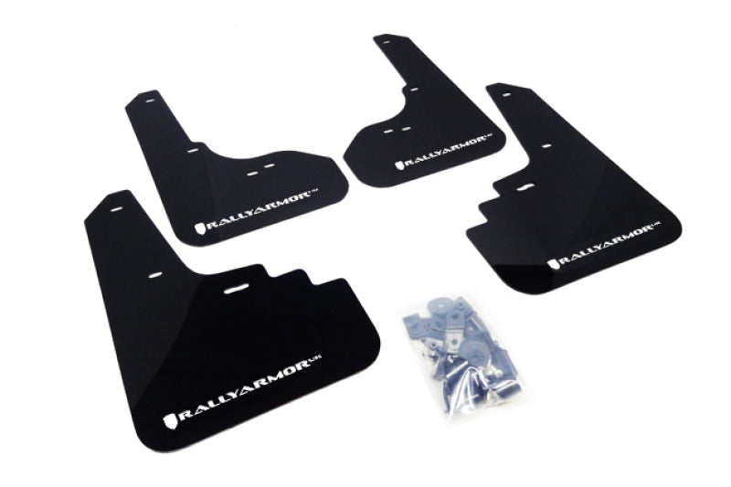 Rally Armor 05-09 Subaru Legacy / Outback Black UR Mud Flap w/White Logo Rally Armor 05-09 Subaru Legacy / Outback Black UR Mud Flap w/White Logo
