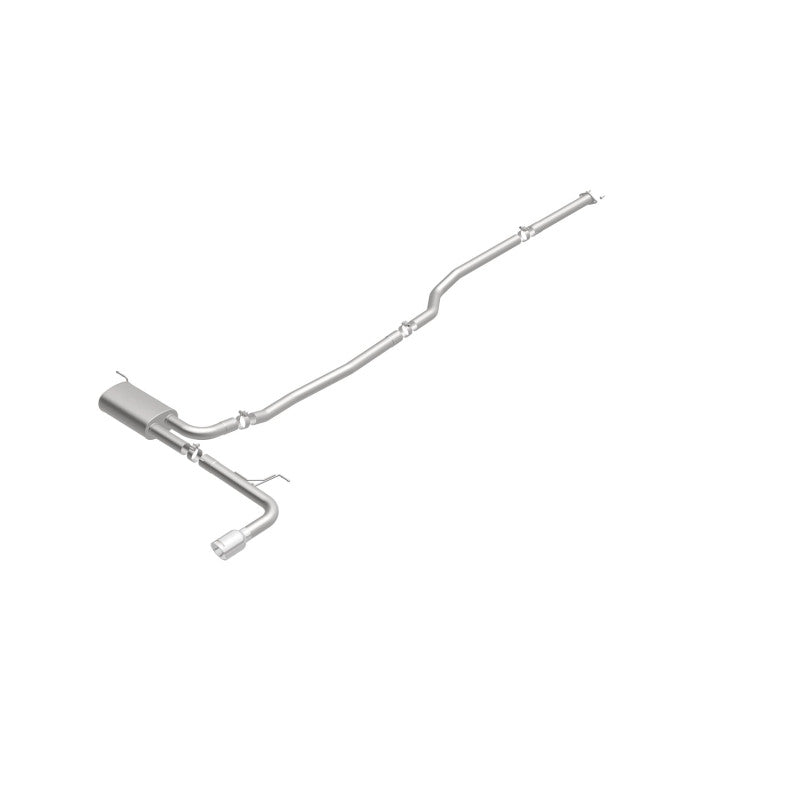 MagnaFlow Cat Back, SS, 2.5in, Street, Single Straight Pass. Polished 4in Tip, 2015 Ford Fusion 2.5L MagnaFlow Cat Back, SS, 2.5in, Street, Single Straight Pass. Polished 4in Tip, 2015 Ford Fusion 2.5L