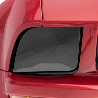 Raxiom 05-09 Ford Mustang Axial Series OEM Style Rep Headlights- Chrome Housing- Smoked Lens