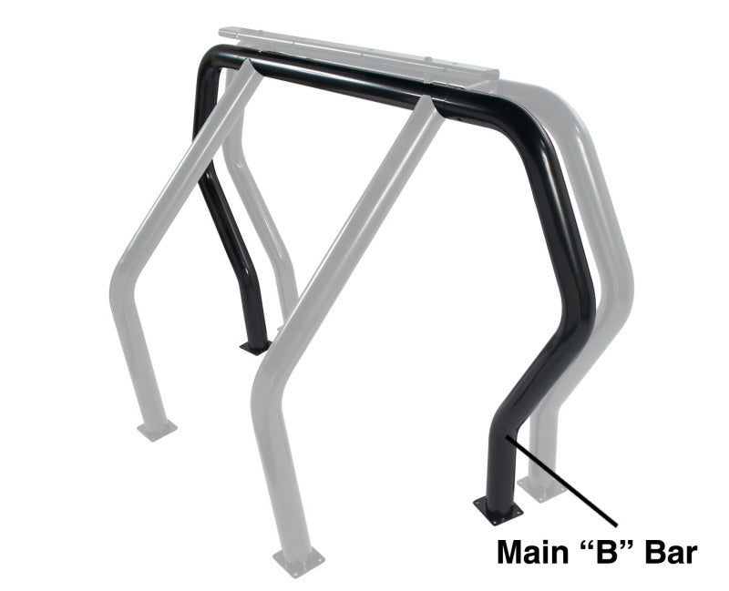 Go Rhino RHINO Bed Bar - Rear Main B bar - Black Go Rhino RHINO Bed Bar - Rear Main B bar - Black
