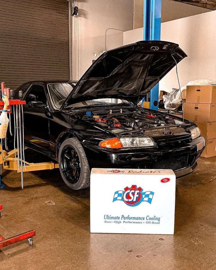 CSF R32 Nissan Skyline GT-R / GT-S Full Billet Aluminum High-Performance Radiator - Raw Finish CSF R32 Nissan Skyline GT-R / GT-S Full Billet Aluminum High-Performance Radiator - Raw Finish