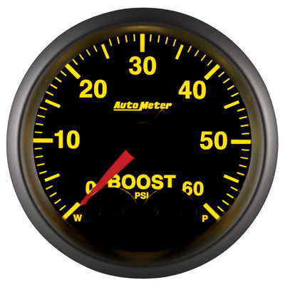 Autometer Elite 52mm 0-60 PSI Boost Peak & Warn w/ Electronic Control Gauge