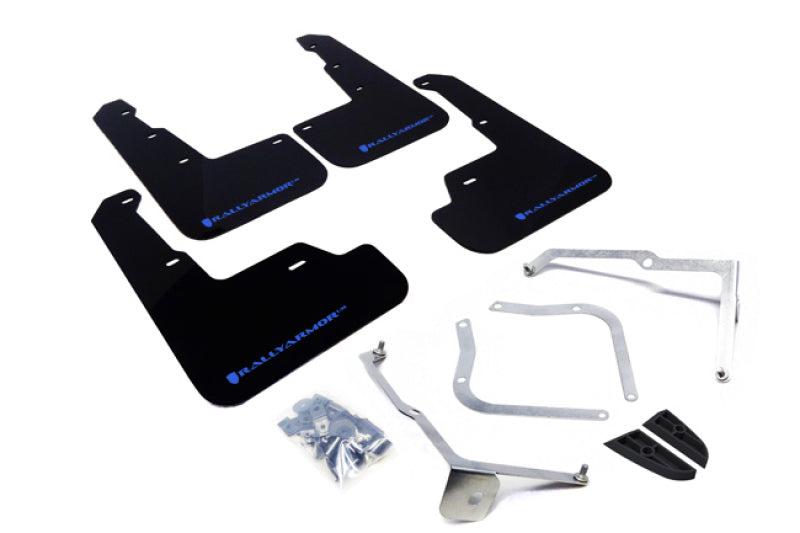 Rally Armor 15-21 Subaru WRX/STI Black UR Mud Flap w/Blue Logo Rally Armor 15-21 Subaru WRX/STI Black UR Mud Flap w/Blue Logo