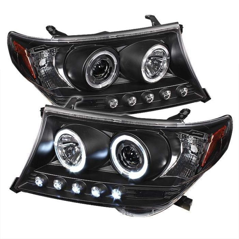 Spyder Toyota Land Cruiser 08-11 Projector Headlights LED Halo LED Blk PRO-YD-TLAND08-HL-BK Spyder Toyota Land Cruiser 08-11 Projector Headlights LED Halo LED Blk PRO-YD-TLAND08-HL-BK