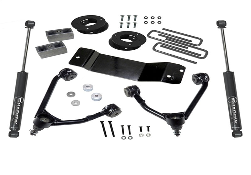 Superlift 07-16 Chevy Silv 1500 4WD 3.5in Lift Kit w/ Cast Steel Control Arms & Rear Shocks Superlift 07-16 Chevy Silv 1500 4WD 3.5in Lift Kit w/ Cast Steel Control Arms & Rear Shocks