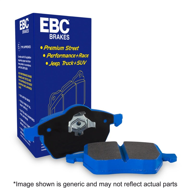 EBC 98-05 Porsche 911 (996) (Cast Iron Rotor only) 3.4 Carrera 2 Bluestuff Front Brake Pads EBC 98-05 Porsche 911 (996) (Cast Iron Rotor only) 3.4 Carrera 2 Bluestuff Front Brake Pads