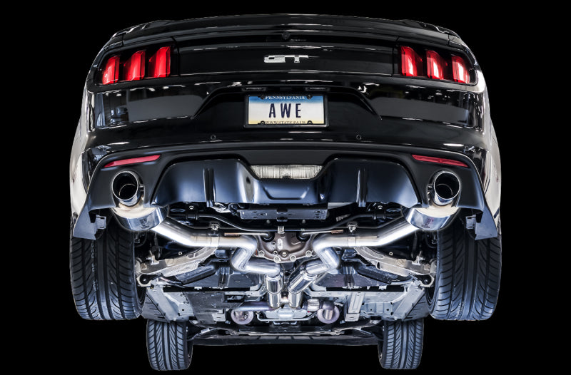AWE Tuning S550 Mustang GT Cat-back Exhaust - Touring Edition (Chrome Silver Tips) AWE Tuning S550 Mustang GT Cat-back Exhaust - Touring Edition (Chrome Silver Tips)