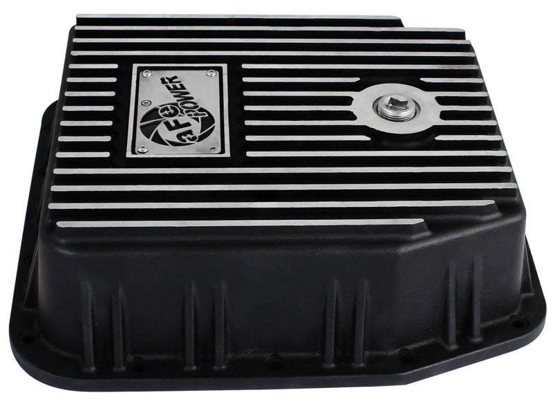 afe Transmission Pan (Black); Ford Trucks 94-08 AODE afe Transmission Pan (Black); Ford Trucks 94-08 AODE