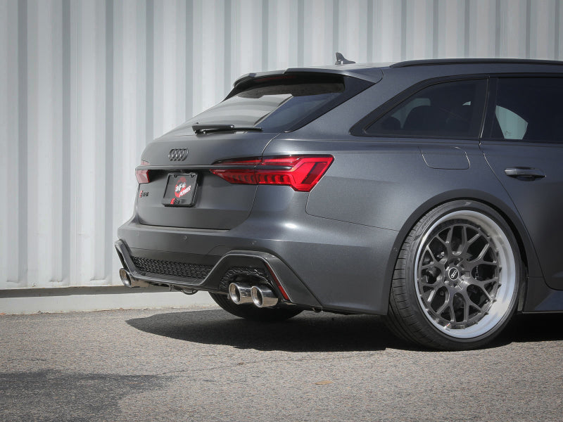 aFe 20-22 Audi RS6 Avant V8 4L(tt) MACH Force-Xp 3in to 2.5in 304 SS Cat-Back Exhaust w/Polished Tip aFe 20-22 Audi RS6 Avant V8 4L(tt) MACH Force-Xp 3in to 2.5in 304 SS Cat-Back Exhaust w/Polished Tip