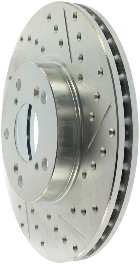 StopTech Select Sport 06-08 Honda Civic GX / 98-02 Accord V6 Slotted and Drilled Left Front Rotor StopTech Select Sport 06-08 Honda Civic GX / 98-02 Accord V6 Slotted and Drilled Left Front Rotor
