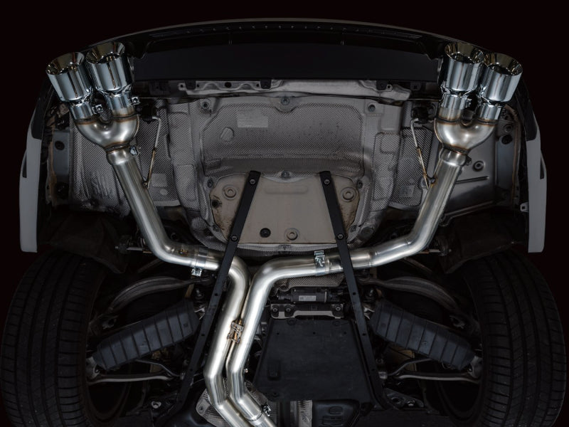 AWE Tuning 19-23 Audi C8 S6/S7 2.9T V6 AWD Track Edition Exhaust - Chrome Silver Tips AWE Tuning 19-23 Audi C8 S6/S7 2.9T V6 AWD Track Edition Exhaust - Chrome Silver Tips