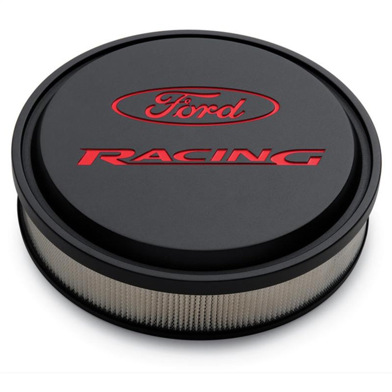 Ford Racing Black/Red Slant Edge Air Cleaner Ford Racing Black/Red Slant Edge Air Cleaner