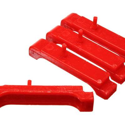 Energy Suspension GM BBC Red Radiator Isolator Pad Set - 4 Row