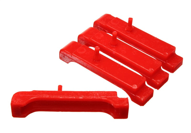 Energy Suspension GM BBC Red Radiator Isolator Pad Set - 4 Row Energy Suspension GM BBC Red Radiator Isolator Pad Set - 4 Row