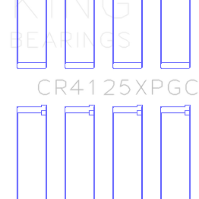 King Engine Bearings Subaru EJ20/EJ22/EJ25 pMaxKote Performance Rod Bearing Set - Size +.026mm