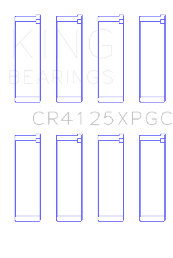 King Engine Bearings Subaru EJ20/EJ22/EJ25 pMaxKote Performance Rod Bearing Set - Size +.026mm King Engine Bearings Subaru EJ20/EJ22/EJ25 pMaxKote Performance Rod Bearing Set - Size +.026mm