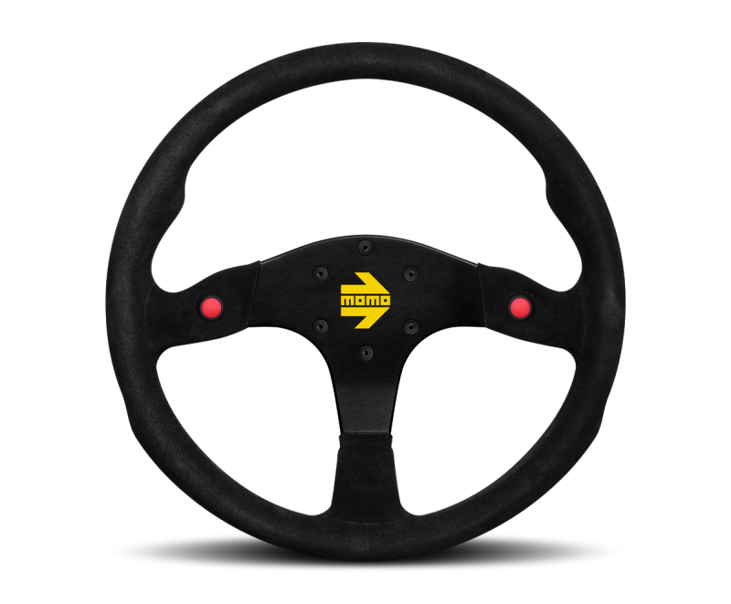 Momo MOD80 Steering Wheel 350 mm -  Black Suede/Black Spokes Momo MOD80 Steering Wheel 350 mm -  Black Suede/Black Spokes