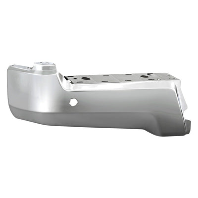 xTune 17-19 Ford F250/ F350 Rear Left Bumper Cap End w/ Sensor Hole - Chrome RB-FF25017-BEWS-L