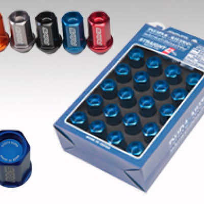 Rays Dura-Nut L42 Straight Type 12X1.25 Lug Nut Set 16 Lug 4 Lock Set - Orange