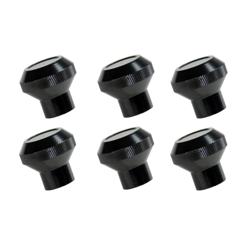 Rugged Ridge 76-86 Jeep CJ Black Billet Stainless Steel Dash Knob Set Billet Rugged Ridge 76-86 Jeep CJ Black Billet Stainless Steel Dash Knob Set Billet
