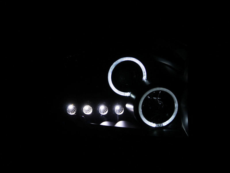 ANZO 2006-2008 Dodge Ram 1500 Projector Headlights w/ Halo Chrome ANZO 2006-2008 Dodge Ram 1500 Projector Headlights w/ Halo Chrome