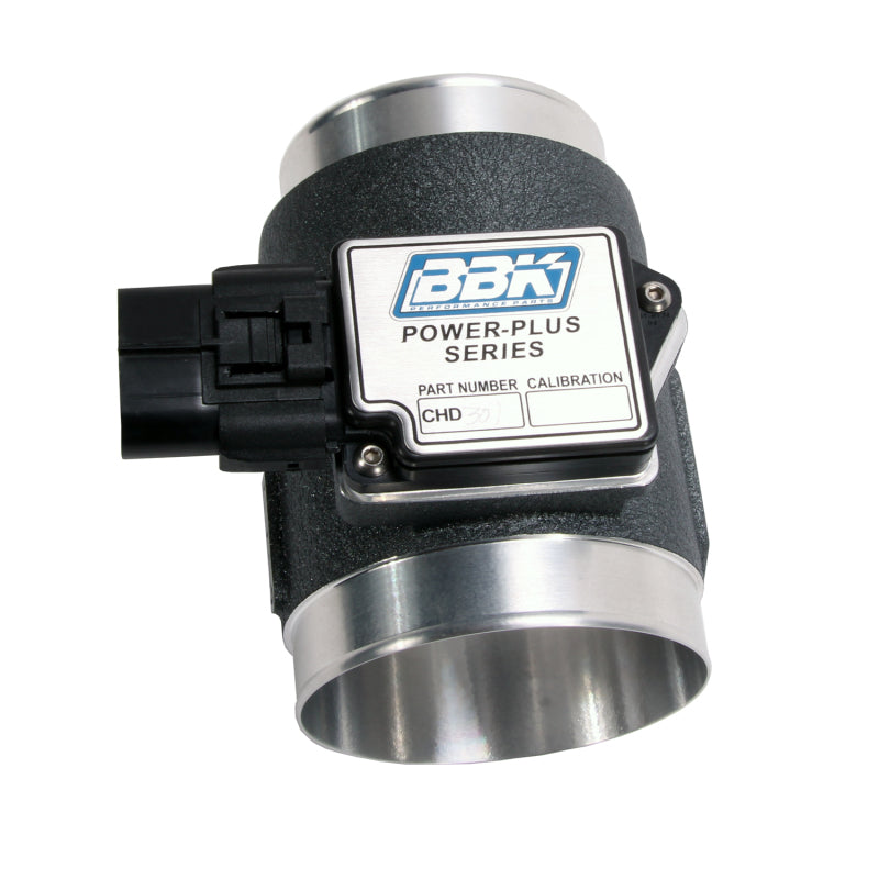 BBK 86-93 Mustang 5.0 Mass Air Meter 76mm 24 lb Inj. Factory Air Box Calibration BBK 86-93 Mustang 5.0 Mass Air Meter 76mm 24 lb Inj. Factory Air Box Calibration