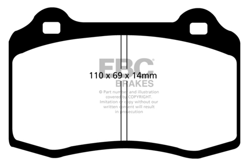 EBC 03-07 Volvo S60 2.5 Turbo R Greenstuff Rear Brake Pads EBC 03-07 Volvo S60 2.5 Turbo R Greenstuff Rear Brake Pads