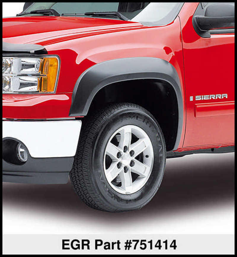 EGR 07-13 GMC Sierra LD 5.8ft Bed Rugged Look Fender Flares - Set (751414) EGR 07-13 GMC Sierra LD 5.8ft Bed Rugged Look Fender Flares - Set (751414)