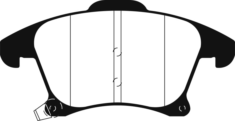EBC 2013+ Lincoln MKZ 2.0L Hybrid Greenstuff Front Brake Pads EBC 2013+ Lincoln MKZ 2.0L Hybrid Greenstuff Front Brake Pads