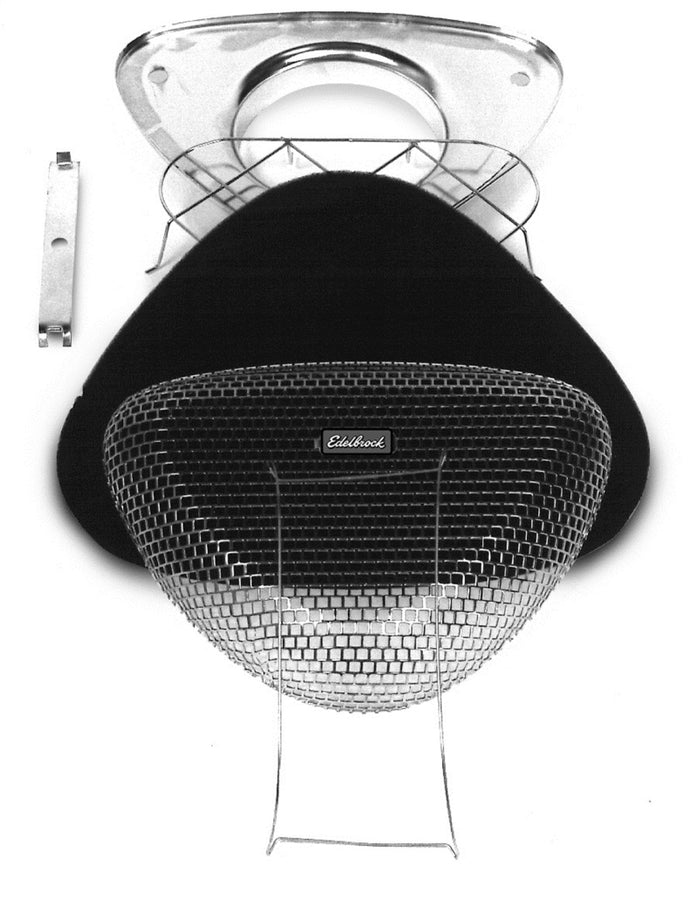 Edelbrock Air Cleaner Pro-Flo 1000 Series Triangular Steel Top 11 375In X 8 375In X 3In Chrome Edelbrock Air Cleaner Pro-Flo 1000 Series Triangular Steel Top 11 375In X 8 375In X 3In Chrome