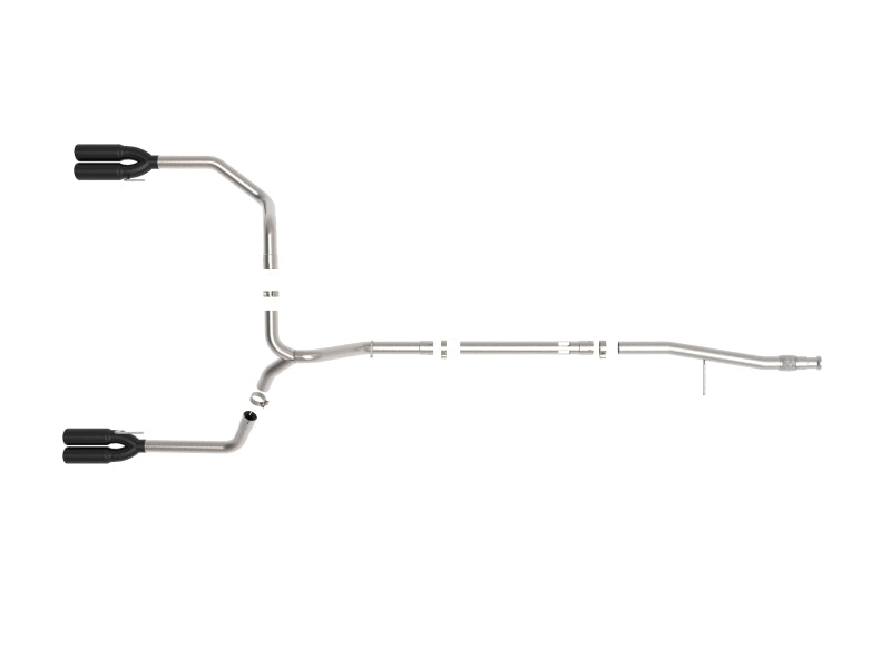 aFe Vulcan Series 3in 304SS DPF-Back 20-21 GM Trucks L6-3.0L (td) LM2 - Dual Black Tip aFe Vulcan Series 3in 304SS DPF-Back 20-21 GM Trucks L6-3.0L (td) LM2 - Dual Black Tip