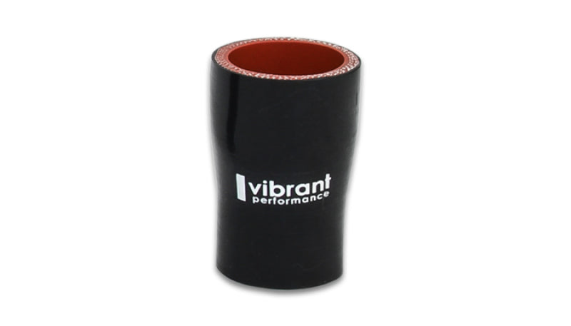 Vibrant 4 Ply Aramid Reducer Coupling 1.5in Inlet x 1in Outlet x 3in Length - Black Vibrant 4 Ply Aramid Reducer Coupling 1.5in Inlet x 1in Outlet x 3in Length - Black