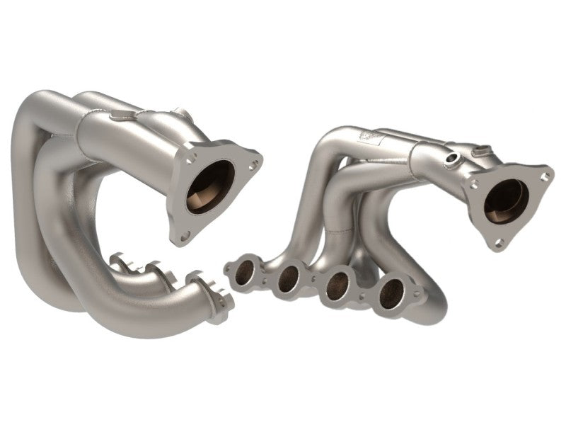 aFe Twisted 304SS Header 2020 Chevy Corvette (C8) 6.2L V8 - Titanium Ceramic Coated aFe Twisted 304SS Header 2020 Chevy Corvette (C8) 6.2L V8 - Titanium Ceramic Coated