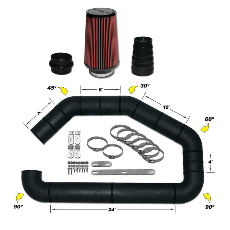 Airaid U-Build-It - Universal 4in Master Kit I w/700-470 (9in) Filter Airaid U-Build-It - Universal 4in Master Kit I w/700-470 (9in) Filter