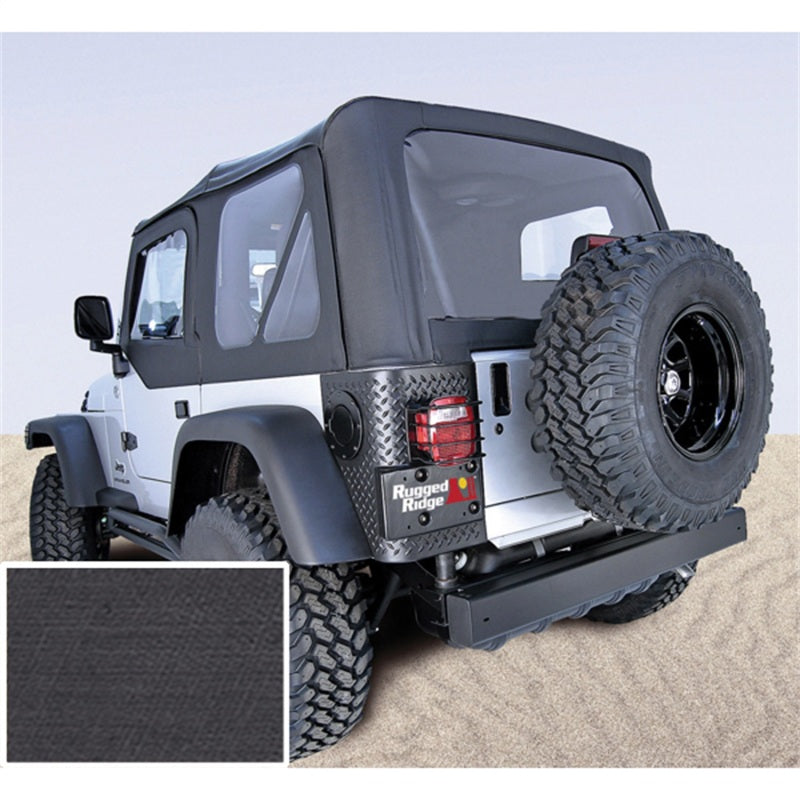 Rugged Ridge S-Top Door Skins Black Clear Windows 97-02 Jeep Wrangler TJ Rugged Ridge S-Top Door Skins Black Clear Windows 97-02 Jeep Wrangler TJ