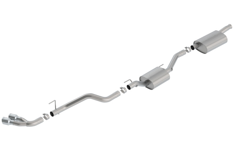 Borla 2020 Jeep Gladiator JT 3.6L V6 AWD Touring Dual Side Catback w/ Chrome Tips Borla 2020 Jeep Gladiator JT 3.6L V6 AWD Touring Dual Side Catback w/ Chrome Tips