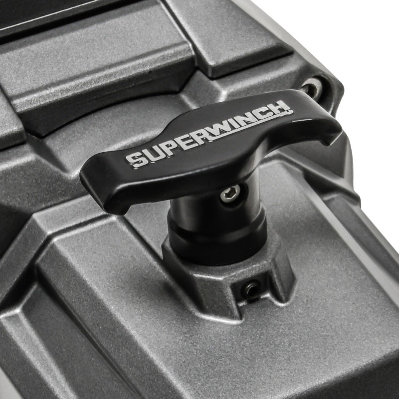 Superwinch 12000 LBS 12V DC 3/8in x 80ft Synthetic Rope SX 12000SR Winch - Graphite Superwinch 12000 LBS 12V DC 3/8in x 80ft Synthetic Rope SX 12000SR Winch - Graphite