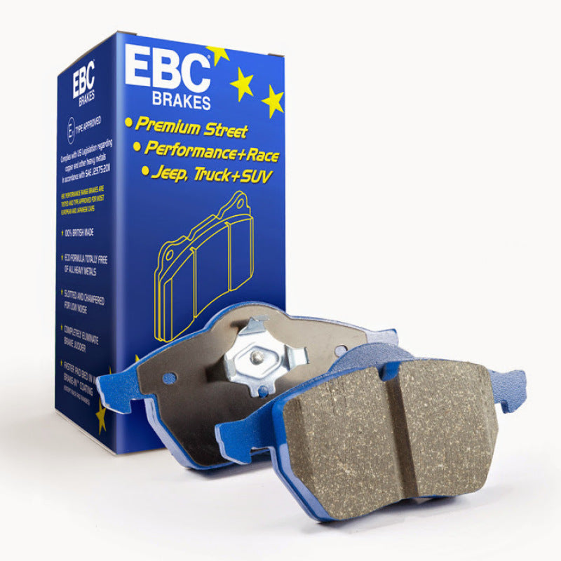 EBC 01-03 Porsche 911 (996) (Cast Iron Rotor only) 3.6 Twin Turbo GT2 Bluestuff Front Brake Pads EBC 01-03 Porsche 911 (996) (Cast Iron Rotor only) 3.6 Twin Turbo GT2 Bluestuff Front Brake Pads