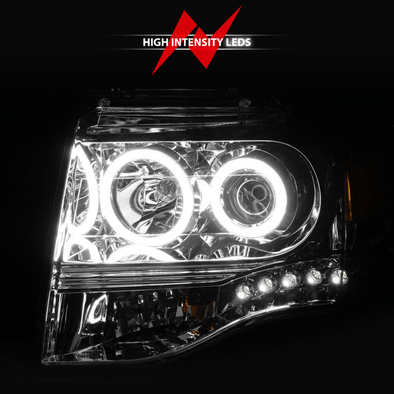 ANZO 2007-2014 Ford Expedition Projector Headlights Chrome ANZO 2007-2014 Ford Expedition Projector Headlights Chrome