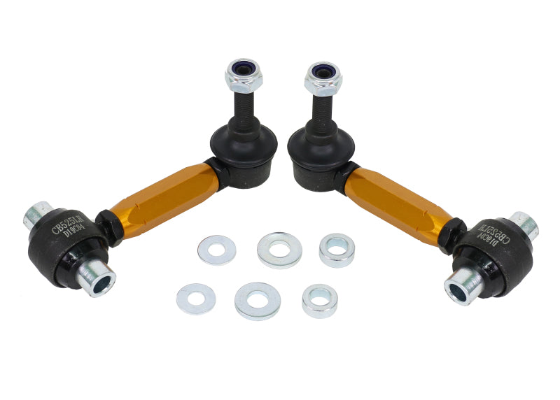 Whiteline 14-23 Mini Cooper (Hardtop) Base/S/JCW Adjustable Sway Bar Link Kit Whiteline 14-23 Mini Cooper (Hardtop) Base/S/JCW Adjustable Sway Bar Link Kit